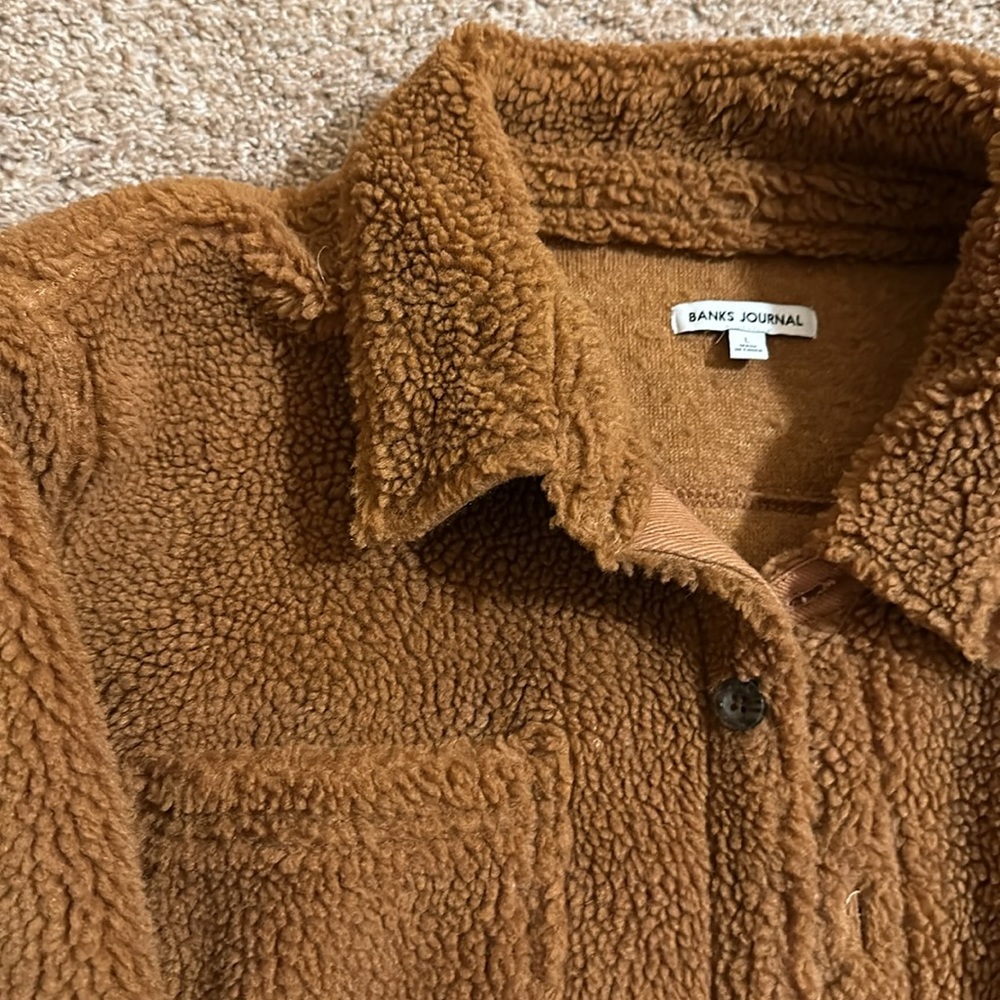 Men’s Sherpa button up